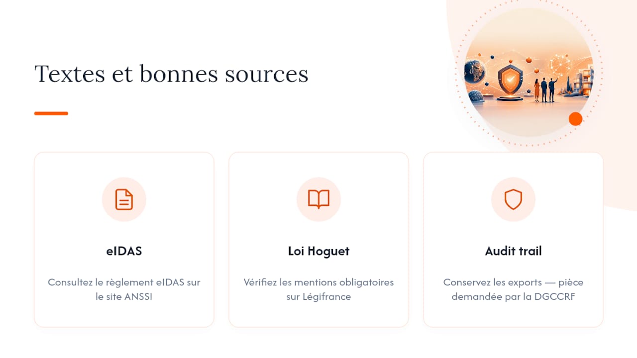 Textes officiels et guides pratiques à consulter — overview diagram