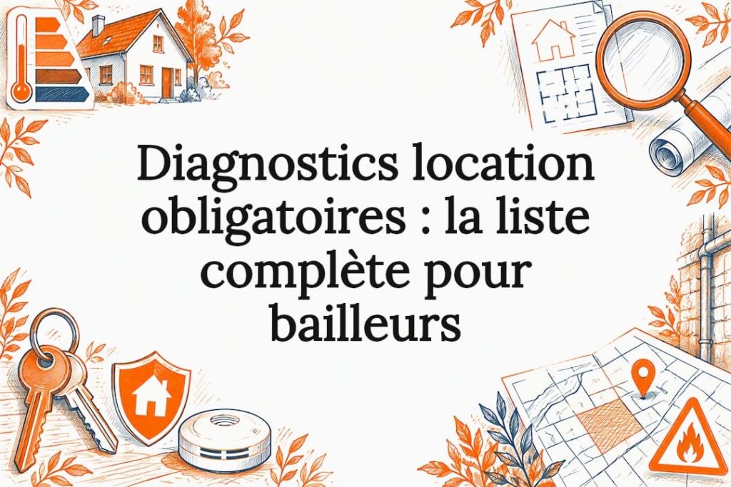 Carte de titre illustrée sur les diagnostics immobiliers locatifs