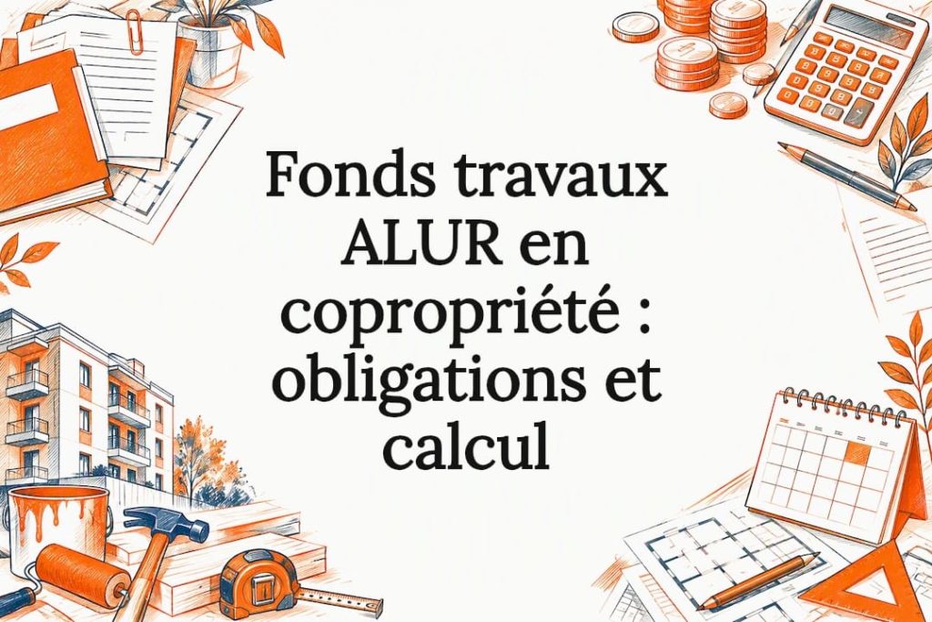 Carte titre illustrée sur le fond travaux ALUR
